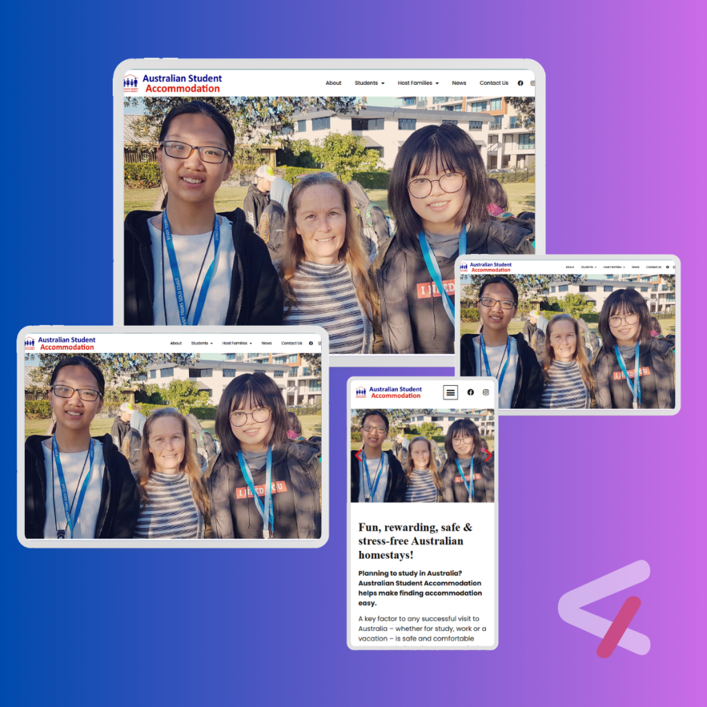 Stunning WordPress Student Accommodation Website for Australian Market